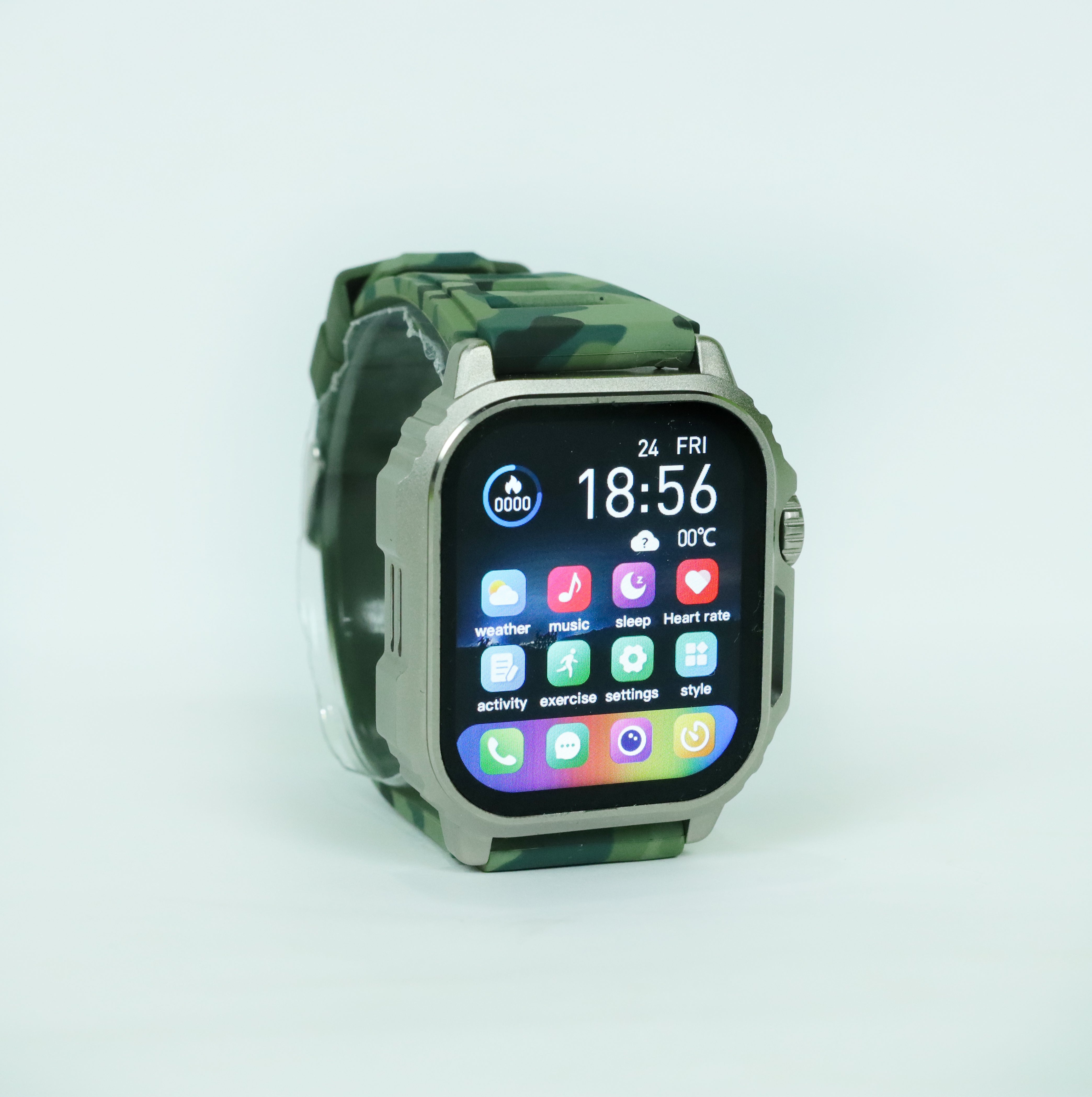TW11 Military Smart Watch With Dual straps