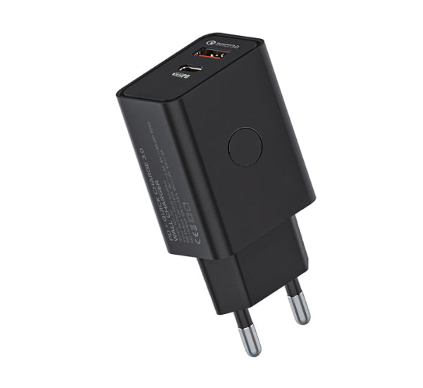 Space Dual Port PD + Quick Charge 3.0 Wall Charger + Cable