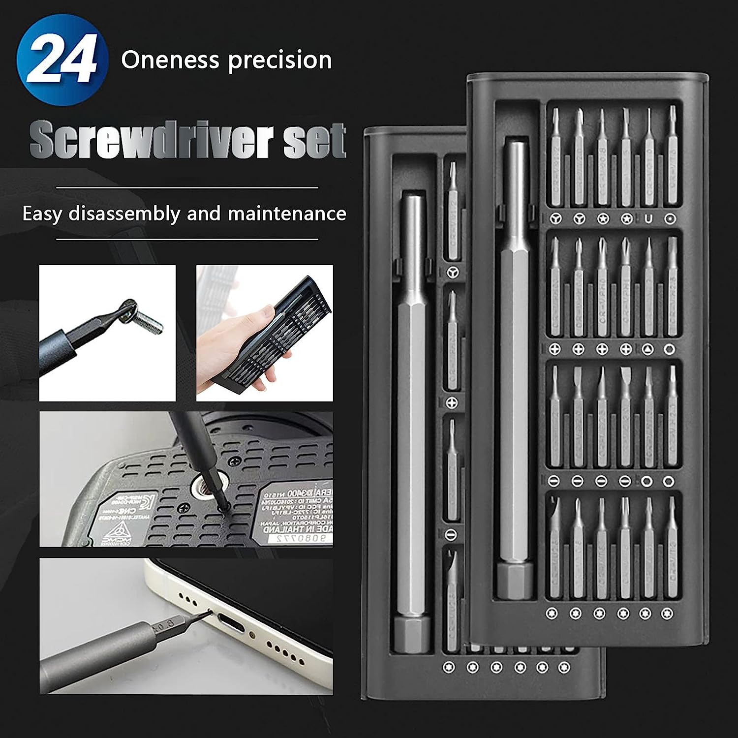 24-in-1 screwdriver set