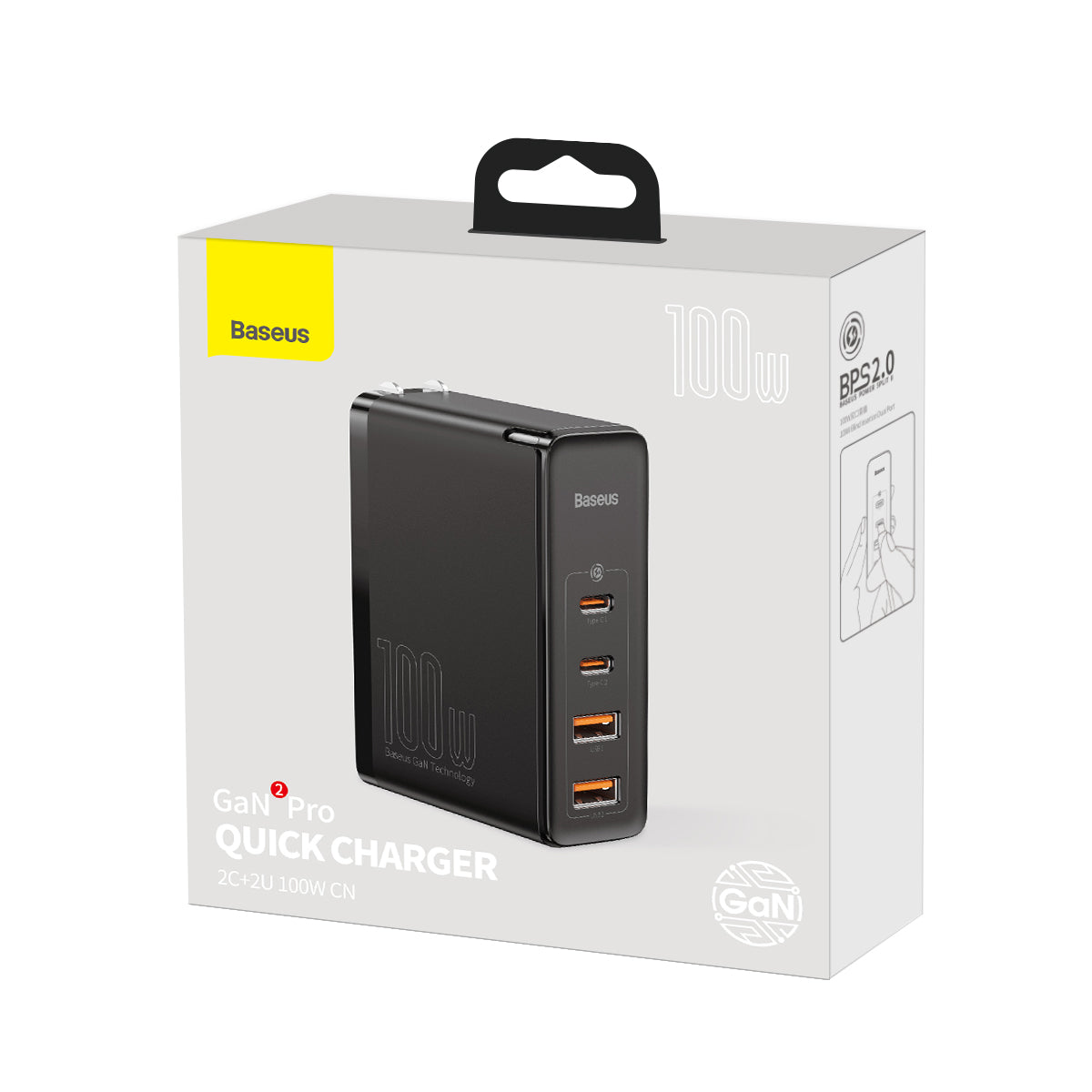 Baseus GaN2 Pro 100W Quick Charger 2C+2U CN