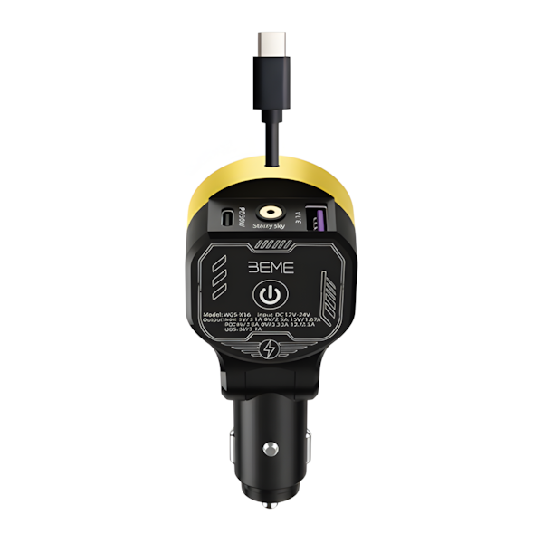BEME FlashVolt Bumblebee 65W PD Car Charger