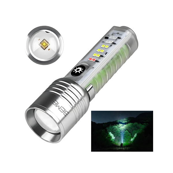 BEMETorchMultifunctionalZoomFlashlight