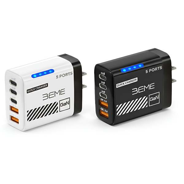 BEME FlashVolt Wall 2C 5 Port Charger