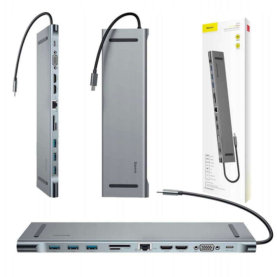 Baseus Elitejoy Series 11 in 1 Multi-functional Type-C intelligent HD HUB