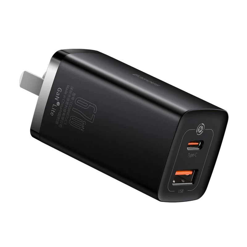 Baseus GaN3 Lite Fast Charger 67W Type C + USB