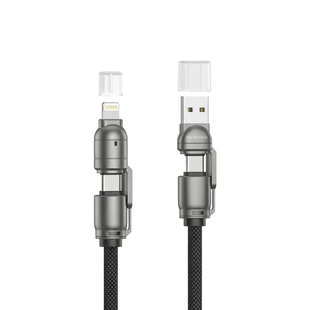 Italio Tech Link Ultra 240W Fast Charging 4 in 1 Cable