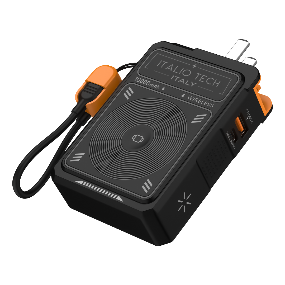 Italio Tech Magnetix Pro 10000mAh Multifunction Wireless PowerBank