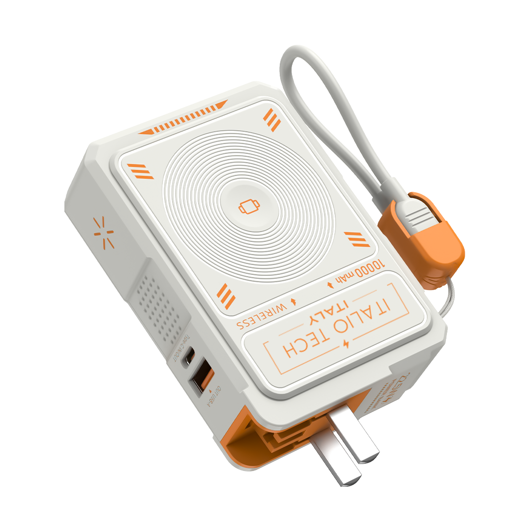 Italio Tech Magnetix Pro 10000mAh Multifunction Wireless PowerBank