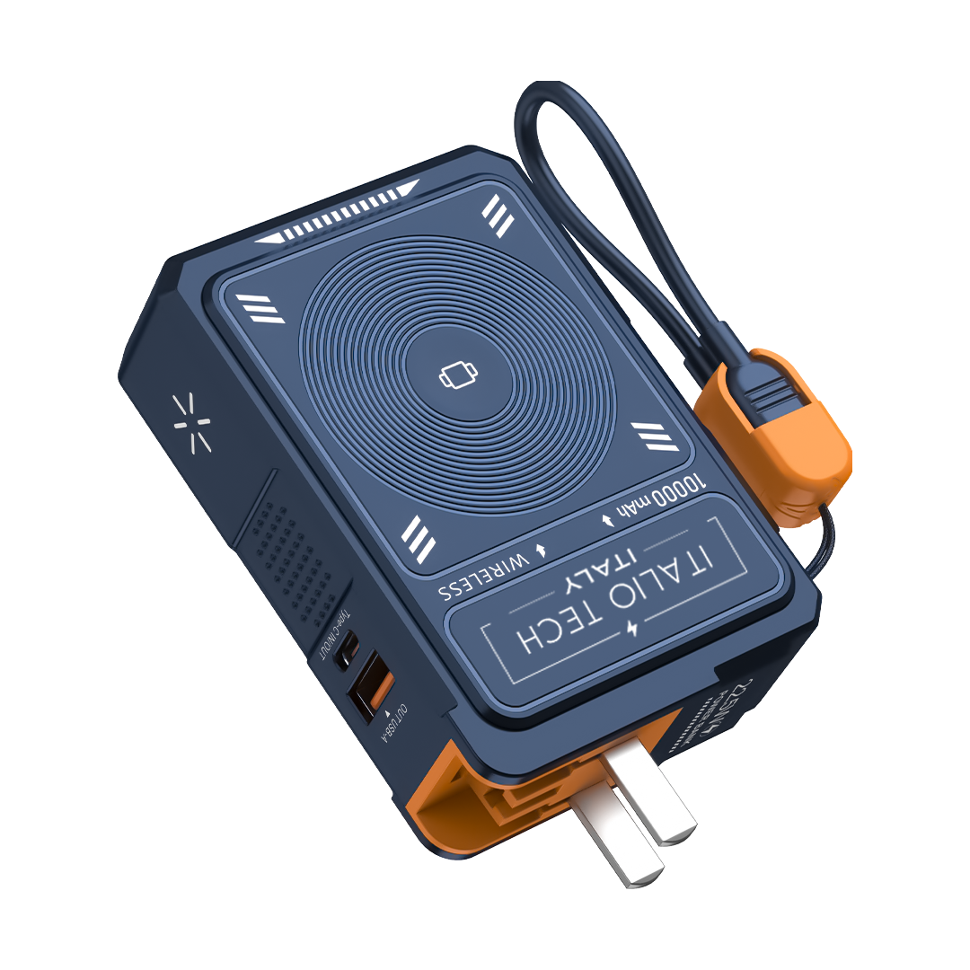 Italio Tech Magnetix Pro 10000mAh Multifunction Wireless PowerBank
