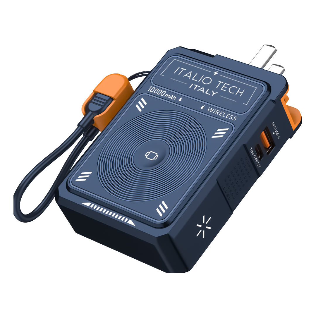 Italio Tech Magnetix Pro 10000mAh Multifunction Wireless PowerBank