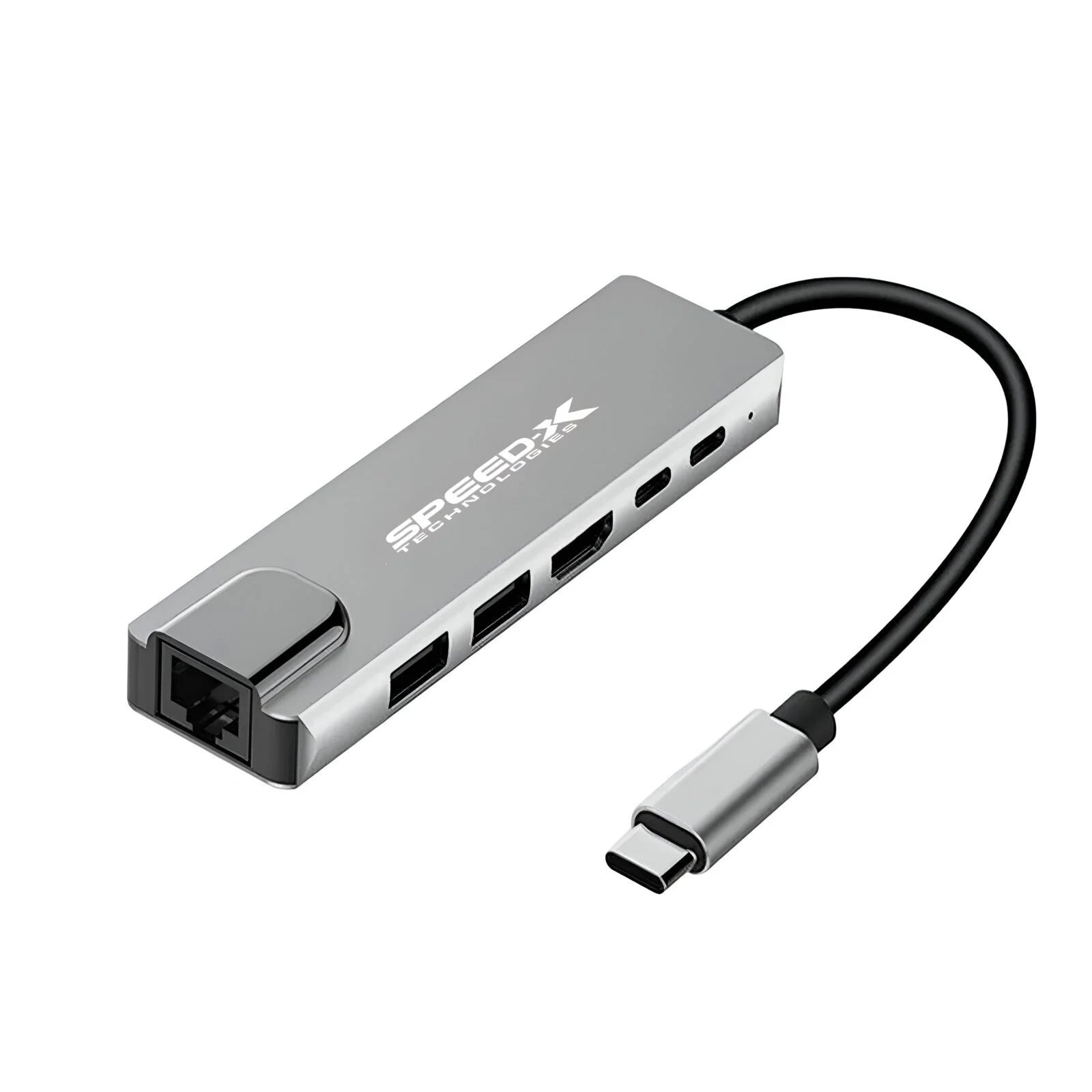 Speed-X 6 In 1 Multiport Type C 4k HDMI USB 3.0 Converter
