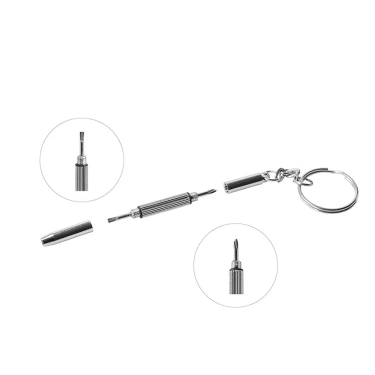 3in1 Mini Eyeglass Phone Watch Repair Screwdriver Kit Tool Keychain
