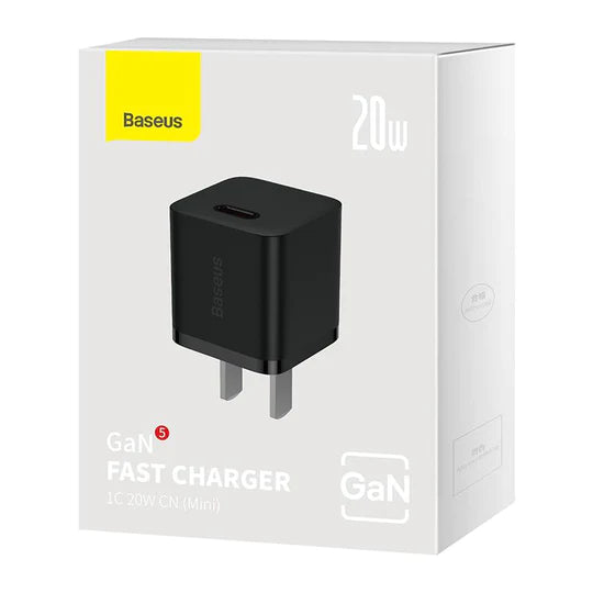 Baseus GaN5 20W Fast Charger Mini 1C CN Amber Orange