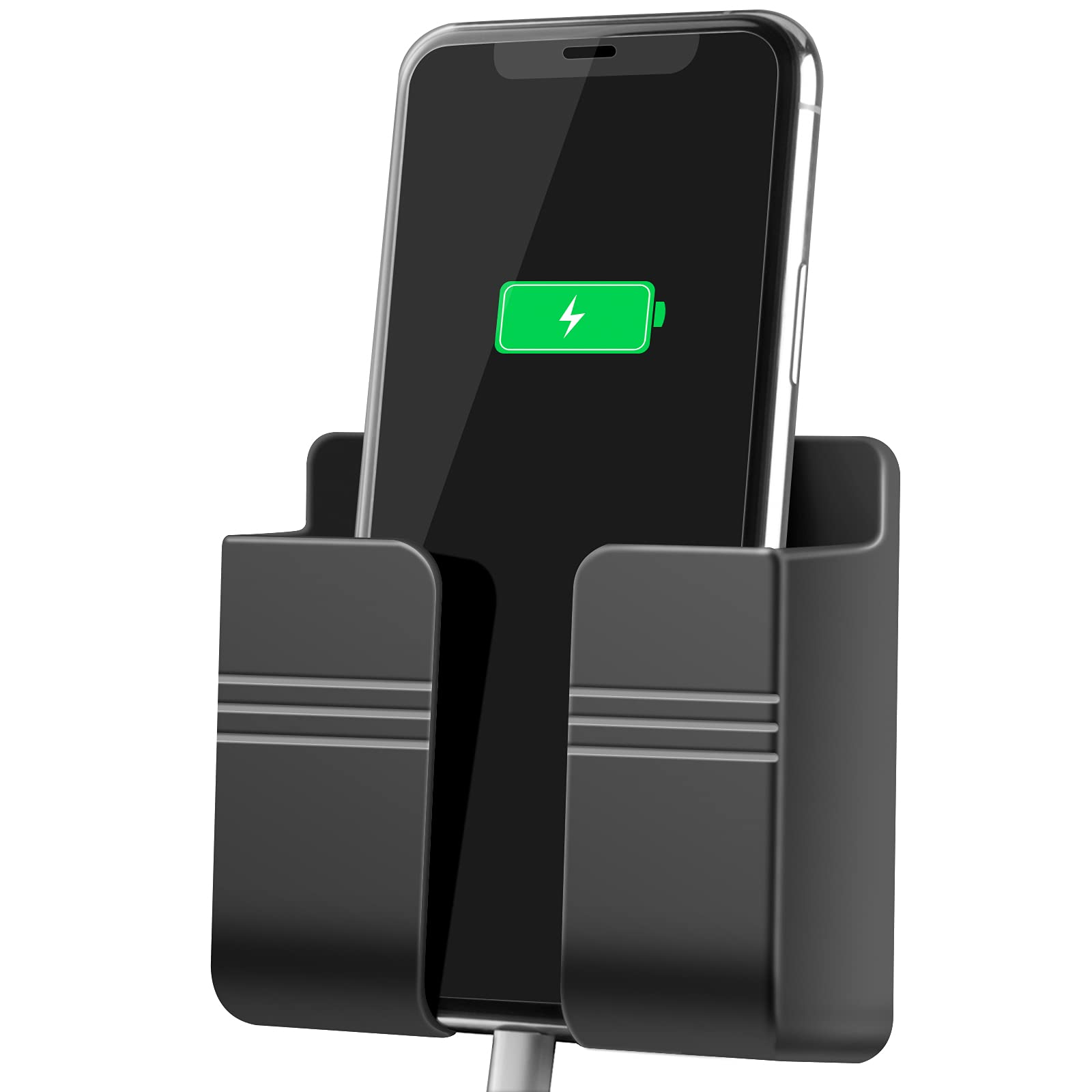 Cell Phone Holder Wall Mounted Bracket No Drilling Phone Charging Support