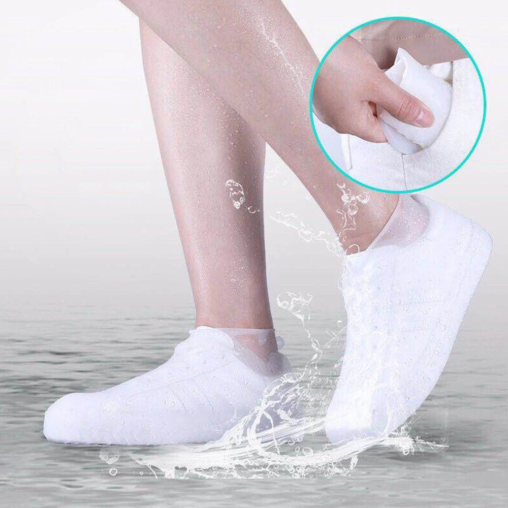Waterproof Unisex Non-Slip Silicone Shoe Covers Reusable