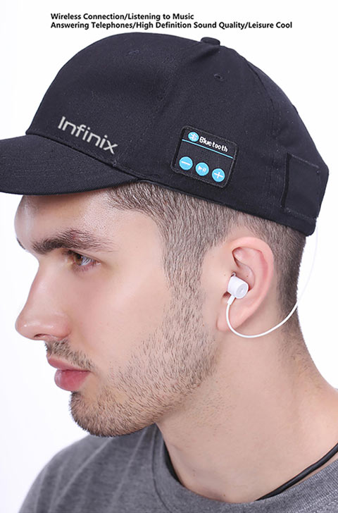 Infinix XH01 - Wireless Bluetooth Cap - Blue - Saamaan.Pk
