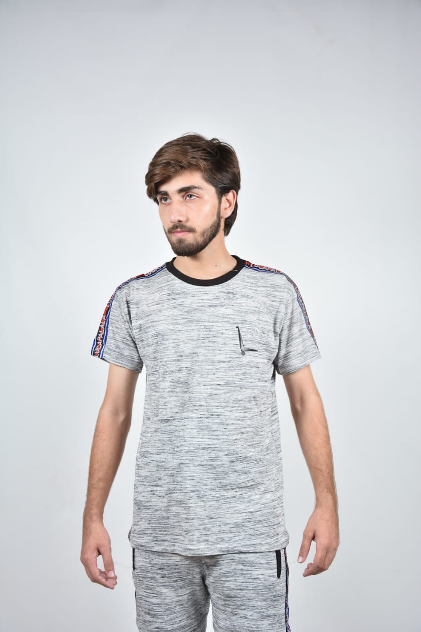 LUCASTRIP GREY TRACKSUIT - Saamaan.Pk