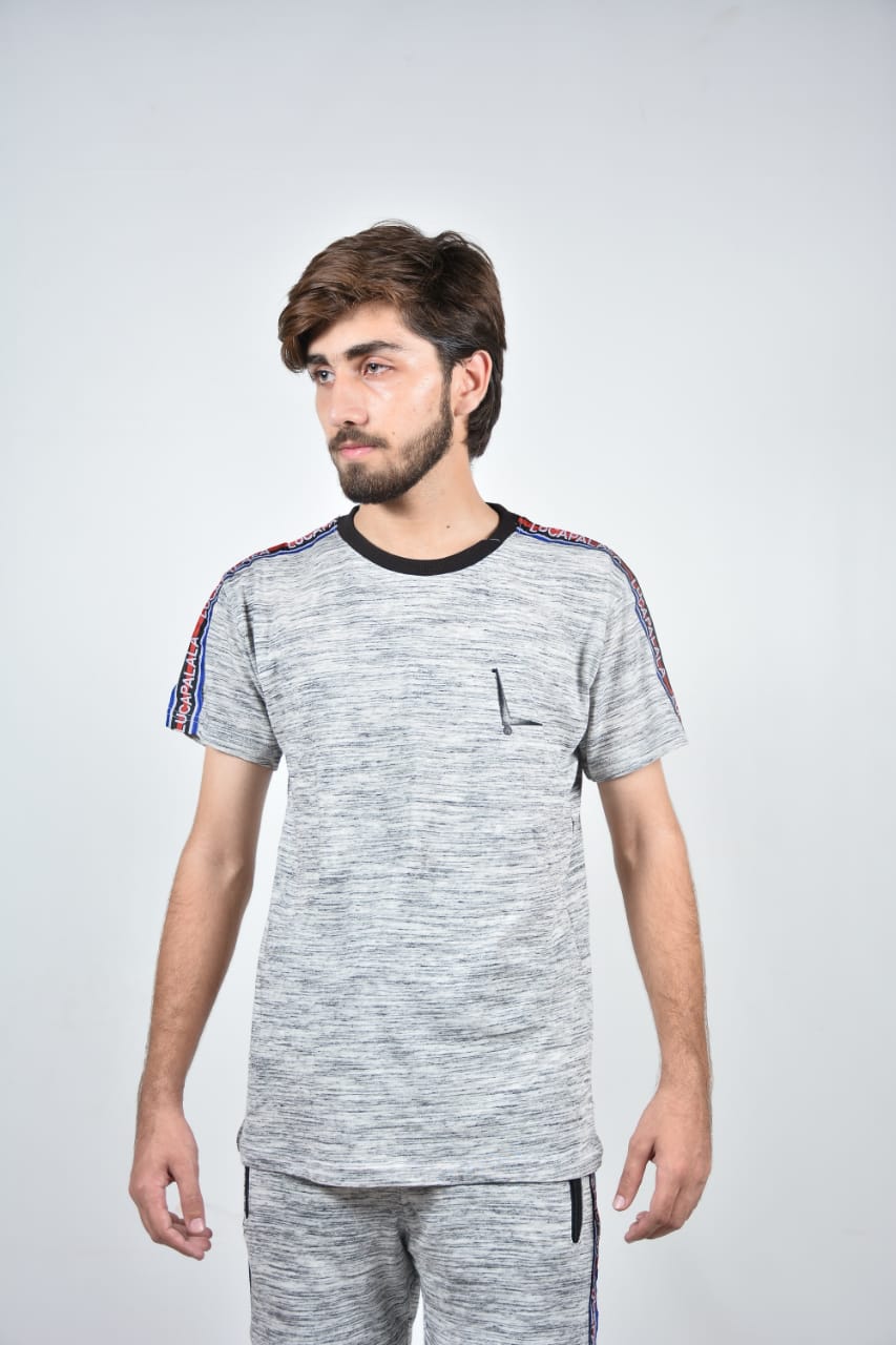 LUCASTRIP GREY TRACKSUIT - Saamaan.Pk