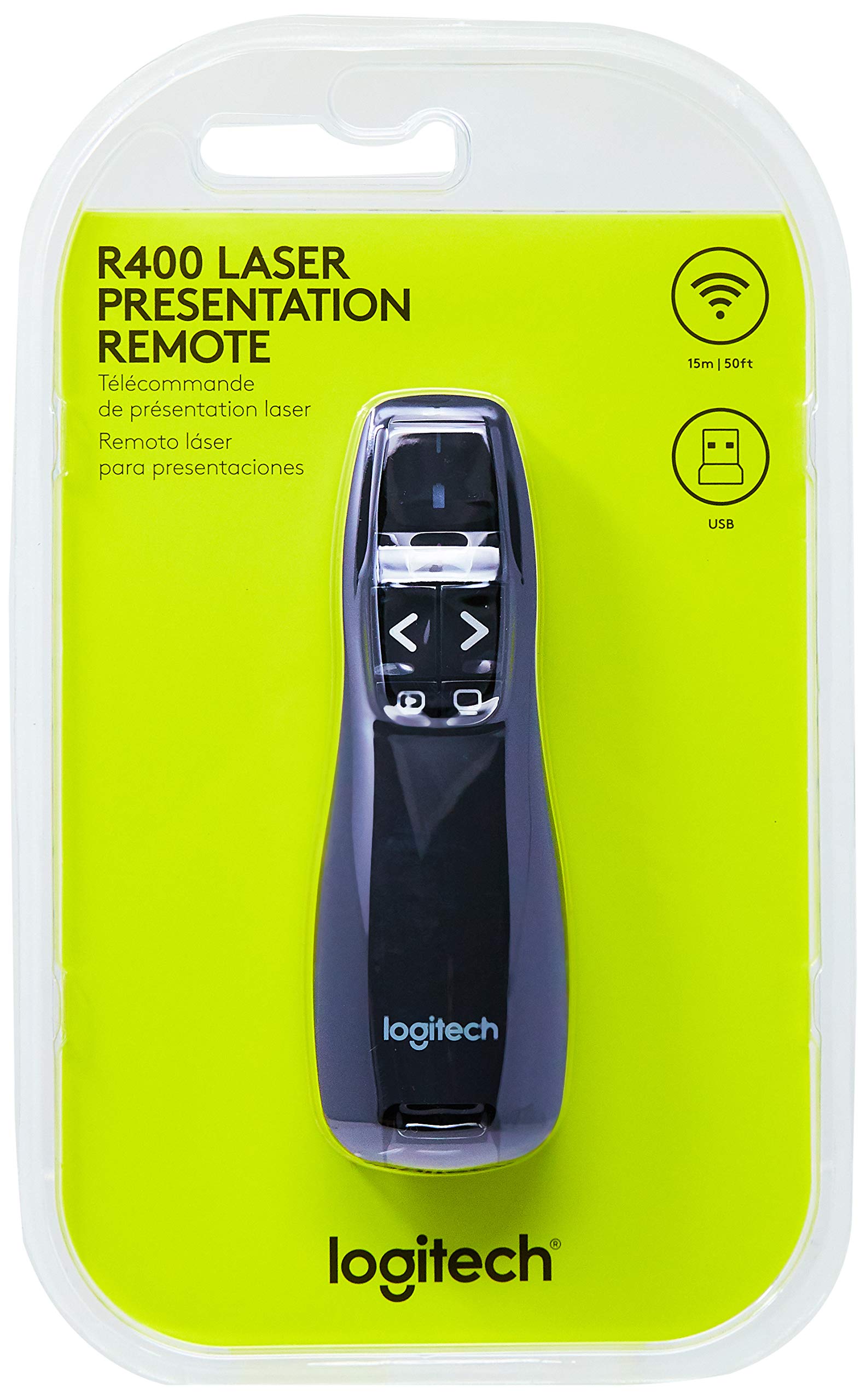 Logitech R400 LASER PRESENTATION REMOTE - Saamaan.Pk