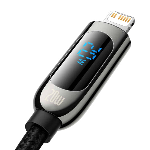 Baseus Digital Display Type-C To iPhone 20W Fast Charging Data Cable