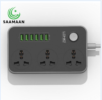 Ldnio 6 USB 3 Power Socket - Saamaan.Pk