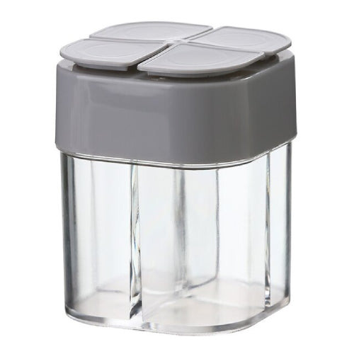 4 in 1 Transparent Spice Jar Salt And Pepper Seasoning Bottle Kitchen Storage Container Accessories