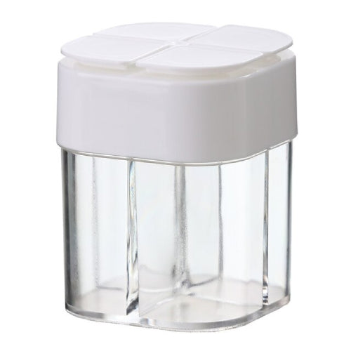 4 in 1 Transparent Spice Jar Salt And Pepper Seasoning Bottle Kitchen Storage Container Accessories