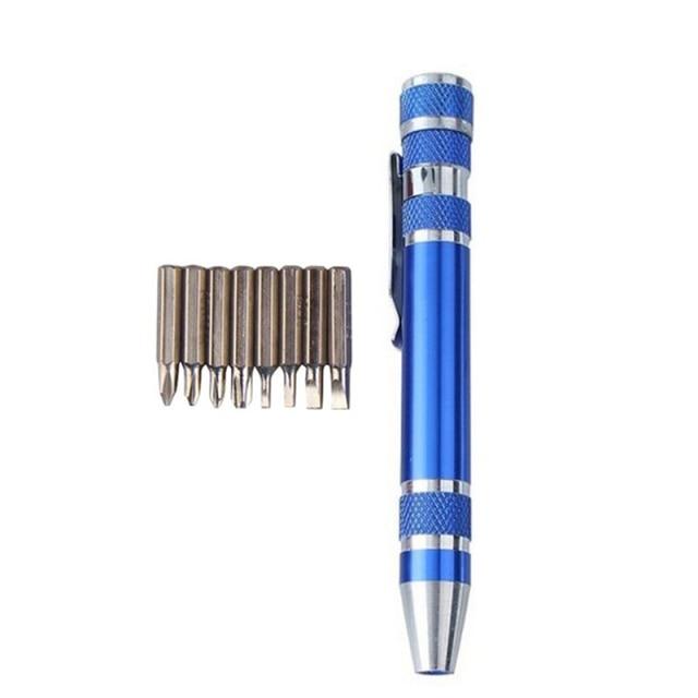 Mini Multipurpose 8 in 1 Screwdriver Pen