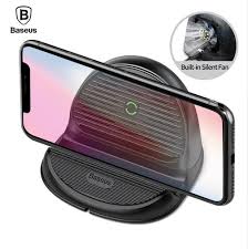 Baseus Silicone Horizontal Desktop Wireless Charger 10W - Saamaan.Pk