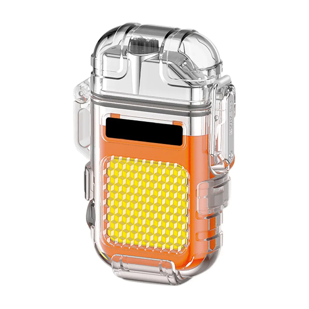 Transparent ARC Electric Lighter USB Camping COB Light Rechargeable Waterproof
