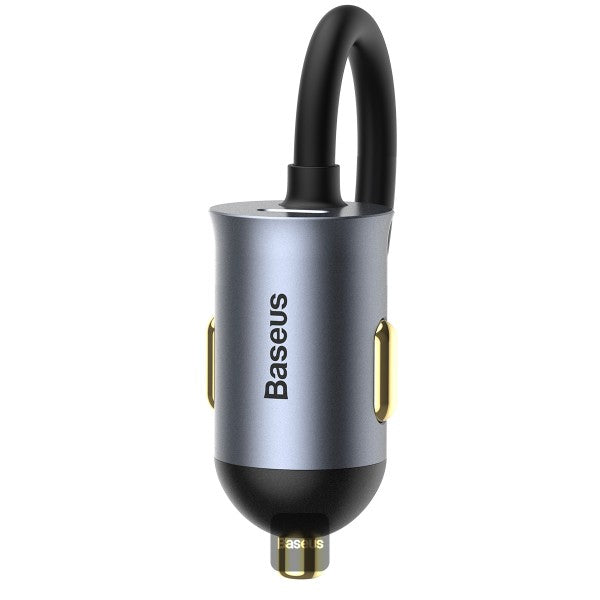 Baseus Share Together PPS Multi-Port 120W 2U+2C Fast Charging Car Charger With Extension Cord