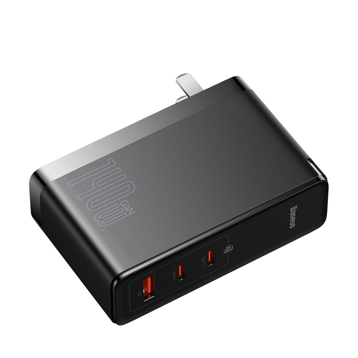 Baseus GaN5 Pro 140W 2Type-C+1USB Port Fast Charger (With Superior Series Cable C to C 240W 1M)