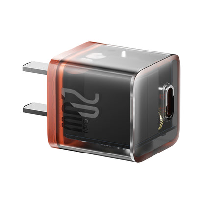 Baseus GaN5 20W Fast Charger Mini 1C CN Amber Orange