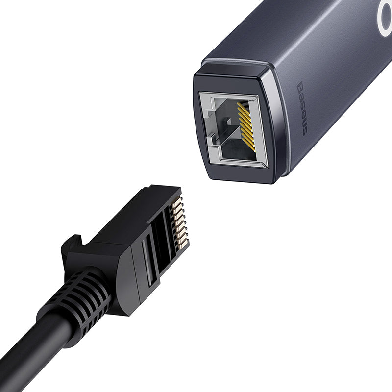 Baseus Lite Series Type-C to RJ45 LAN Port Ethernet Adapter (1000Mbps)