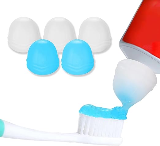 Toothpaste Pump Dispenser Self Closing Silicone Toothpaste Cap