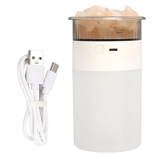 Rock Humidifier Fine Mist Colorful LED Lights Diffuser For Bedroom, Of