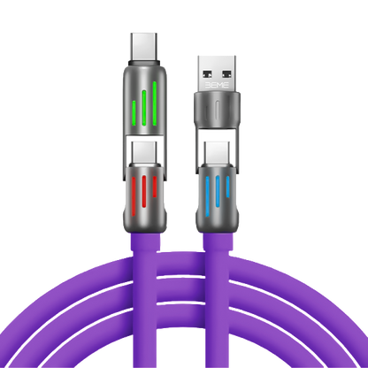 BEME Transformer Cable 2 Fast Charging 75W 4 in 1 Cable