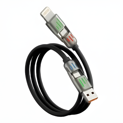 BEME Transformer Cable 2 Fast Charging 75W 4 in 1 Cable