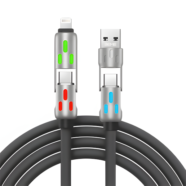 BEME Transformer Cable 2 Fast Charging 75W 4 in 1 Cable
