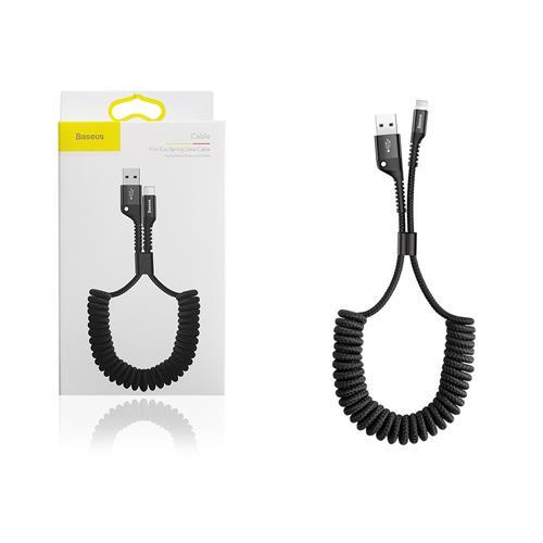 Baseus Fish eye Spring Data Cable USB For iP 2A 1m