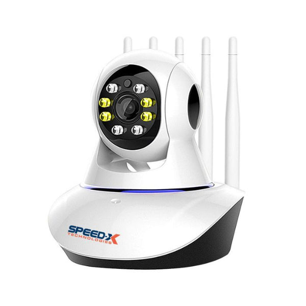 Speed-X 5-Antenna 1080P Full HD Wireless Security Camera with Color Night Vision