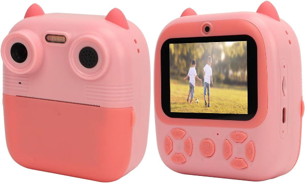 D8S Kids Digital Camera – 1080P HD, 48MP, Front & Rear Dual Lens, Thermal Print