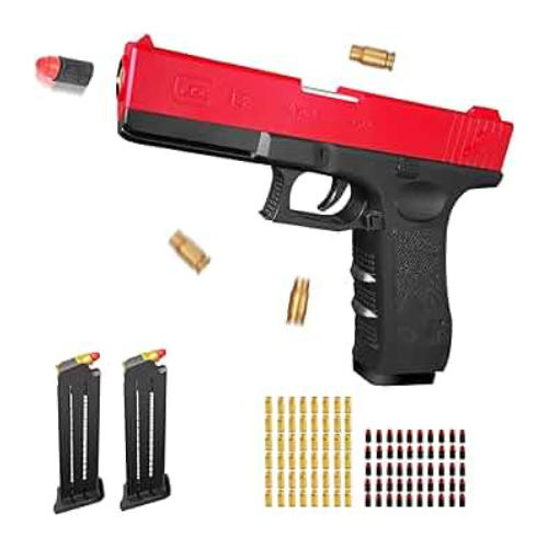 Glock Toygun Soft Darts For Kids With 10 Soft Darts and 8 Shell