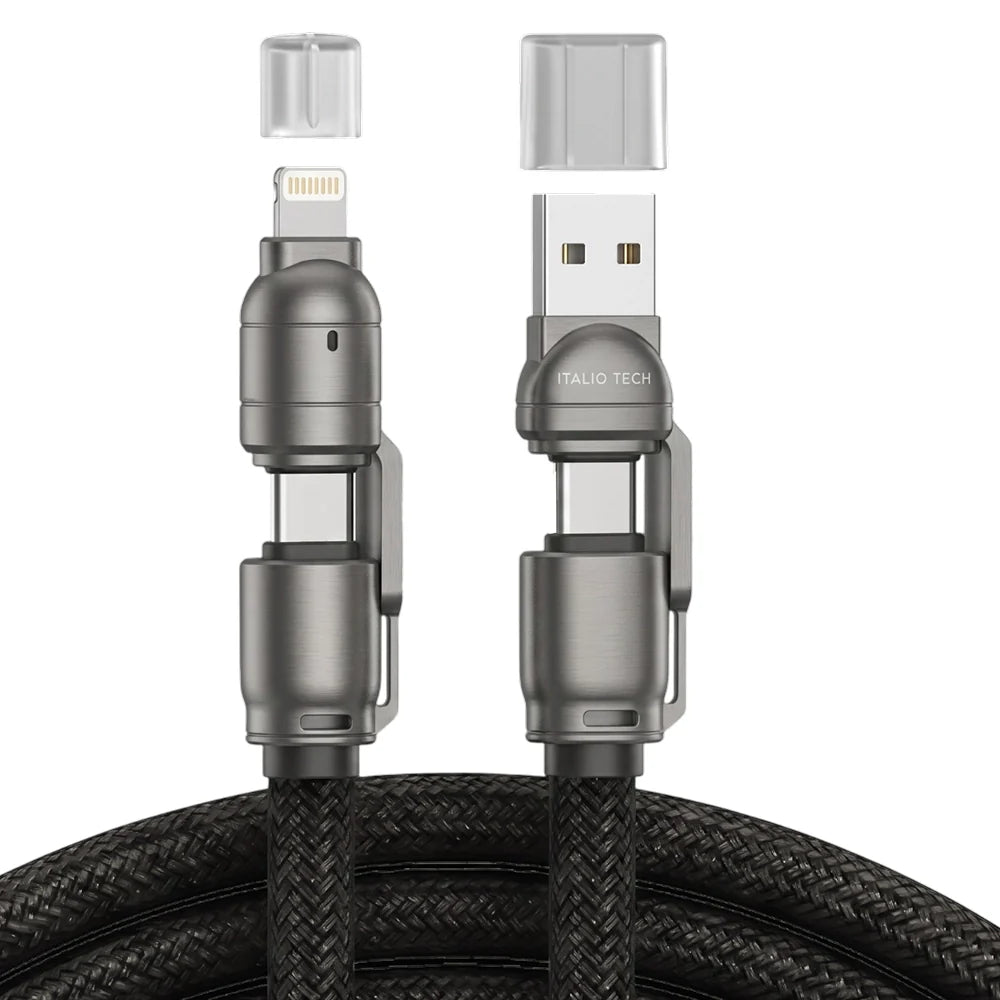 Italio Tech Link Ultra 240W Fast Charging 4 in 1 Cable