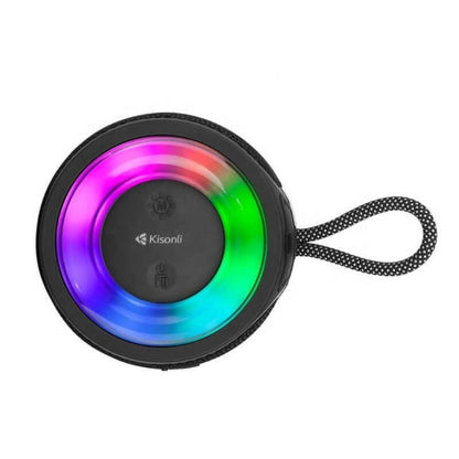 Kisonli Q28 10W Bluetooth Super Bass RGB Speaker