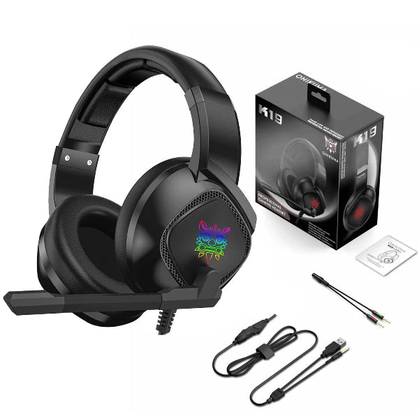 ONIKUMA K19 Professional Gaming Headphone with RGB LED Backlight