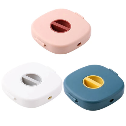 Wire Cable Rotatable Storage Box and Mobile Phone Holder Portable Round