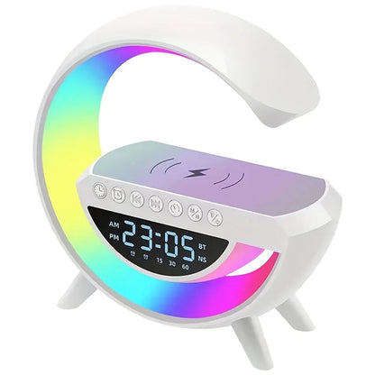 G-shape Multifunctional Lamp & Bluetooth Speaker With Wireless Charging