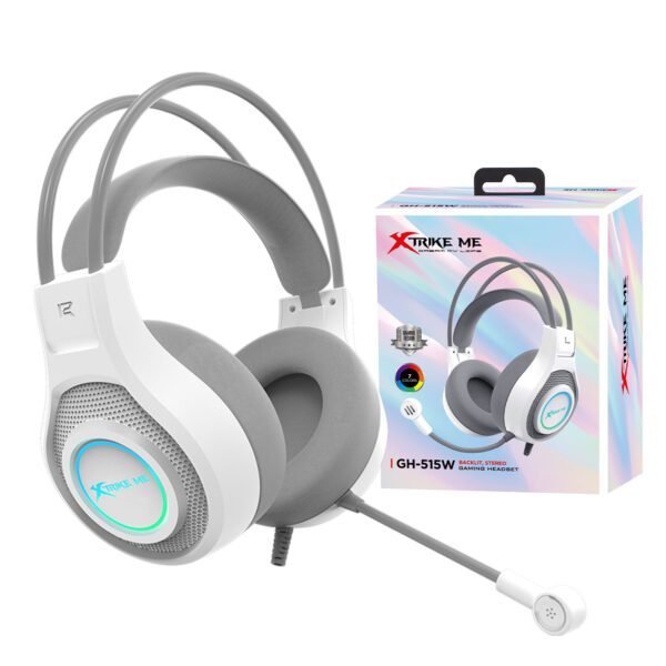 Xtrike-Me Wired RGB Gaming Headset with Static Lighting Effects GH-515W