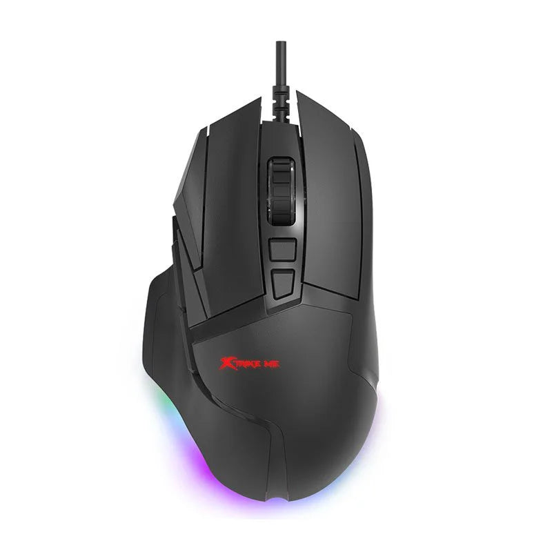 Xtrike-Me RGB Wired Gaming Mouse with 8 Programmable Buttons & 12,800 Dpi GM-520